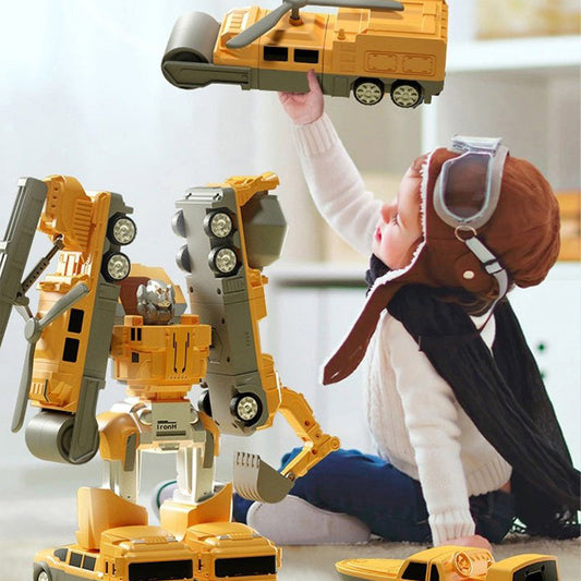 🔥Black-Friday-Mega-Angebot – 50 % Rabatt!🔥Magnetisches Transformation Technik Auto Zusammengebautes Spielzeug
