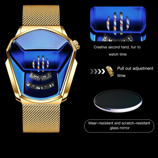 ⌚70% Rabatt🔥Luxus Herren Rennsport Rhombus Uhr