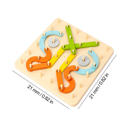 🔥Heißer Verkauf 50% 0FF🔥Montessori-Steckbrettpuzzle 🎅Weihnachtsgeschenkidee!🎁