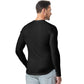 Herren-Sport-Longline-Ripptop 🔥 – V-Ausschnitt, langärmelig, feuchtigkeitstransportierend, für das Training im Fitnessstudio/Freizeit