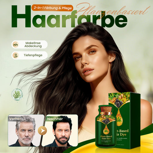 🔥KAUFEN SIE 1, BEKOMMEN SIE 1 GRATIS🔥Sanfte, pflanzliche Haarfarbe für den schnellen Gebrauch