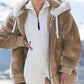 🎅Heiße Rabatte 50 % RABATT🔥Kapuzen-Fleecejacke mit Lammfellfutter🐑🚀Kostenlosen Versand