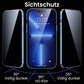 Magnetische doppelseitige Telefonhülle aus gehärtetem Glas mit Anti-Peeping-Effekt für die iPhone-Serie 11-16