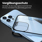 Magnetische doppelseitige Telefonhülle aus gehärtetem Glas mit Anti-Peeping-Effekt für die iPhone-Serie 11-16