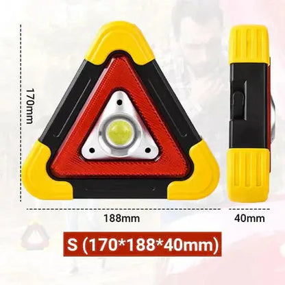 🚗Großes Sonderangebot – 60 % Rabatt🆘3-IN-1 Dreieckige Solar-Notfall-Signalleuchte für den Straßenrand✨