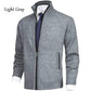 🔥50 % Rabatt, solange der Vorrat reicht🎉Herren Einfarbige Strickjacke mit Stehkragen