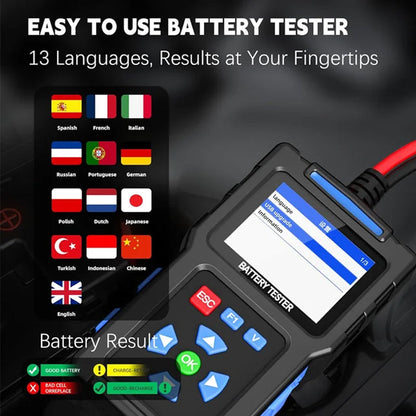 BT100 Autobatterietester 12V Lasttester