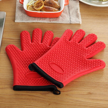 Ofen- und Mikrowellenhandschuhe, Hitzeschutz, 1 Paar