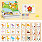 Magnetisches Puzzle Gesichter-Anziehspiel Reisespiel Doppelseitiges Vorschulerziehungs-Lernspielzeug für Kinder