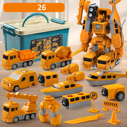 🔥Black-Friday-Mega-Angebot – 50 % Rabatt!🔥Magnetisches Transformation Technik Auto Zusammengebautes Spielzeug