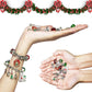 🎅2 kaufen und 15 % sparen🎄DIY 24 Tage Weihnachts-Countdown-Kalender-Armbänder-Set