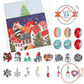🎅2 kaufen und 15 % sparen🎄DIY 24 Tage Weihnachts-Countdown-Kalender-Armbänder-Set