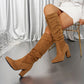 👢 60% RABATT JETZT! ✨ Damen Elegante Stiefel mit Hohem Absatz - Klassisches Design mit Komfortabler Zwischensohle für Abendmode und Bürooutfits 💃🌟