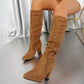👢 60% RABATT JETZT! ✨ Damen Elegante Stiefel mit Hohem Absatz - Klassisches Design mit Komfortabler Zwischensohle für Abendmode und Bürooutfits 💃🌟
