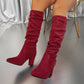 👢 60% RABATT JETZT! ✨ Damen Elegante Stiefel mit Hohem Absatz - Klassisches Design mit Komfortabler Zwischensohle für Abendmode und Bürooutfits 💃🌟