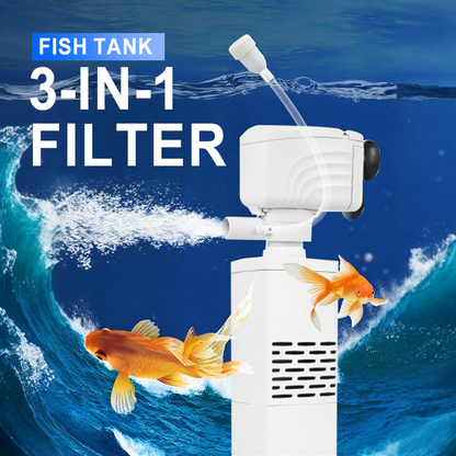 Fish Tank 3-in-1 Filter – Filterung, Sauerstoffanreicherung und Wasserpumpen
