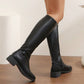 Elegante Damenstiefel mit seitlichem Reißverschluss