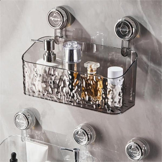 🔥 LETZTER TAG DER AKTION 🔥 🛁✨Leichte, luxuriöse Regalablage mit Saugnapf und Gletschermuster