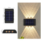 Solarbetriebene Up & Down-Wandleuchte