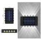 Solarbetriebene Up & Down-Wandleuchte
