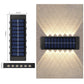 Solarbetriebene Up & Down-Wandleuchte