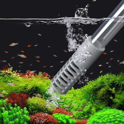 🐠 50% RABATT JETZT! ✨ Aquarium Siphon Bodengrund-Reiniger - Mit Feinstaubfilter und Durchflusskontrolle für einfache Wasserwechsel & Algenentfernung 🌊🔧