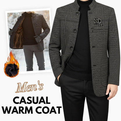 ❄️Winter-Sonderverkauf🔥Lässiger warmer Herren-Kurzmantel🧥