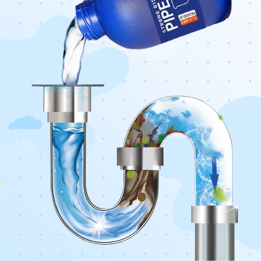 💦Kaufen Sie 3 und erhalten Sie 1 gratis💦Kraftvolles Rohr-Reinigungsmittel mit Geruchsneutralisator