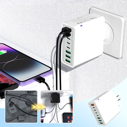 🔥Neuprodukt-Sonderangebot🔥Multi-Port 150-W-Schnellladegerät für Mobiltelefone🔌