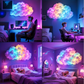 ☁️✨DIY-Gewitterwolken-LED-Lichtdekoration mit USB-Stromversorgung