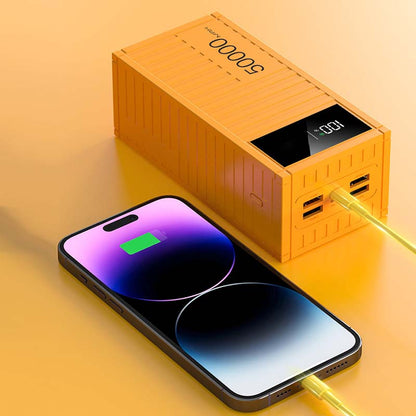 🎄2026 Frühbucher-Sonderangebot 50 % Rabatt⏰ Schnellladbare Powerbank mit Digitalanzeige – hohe Kapazität, Quick Charge 3.0 und tragbar für Smartphones/Tablets 📱🔋📦